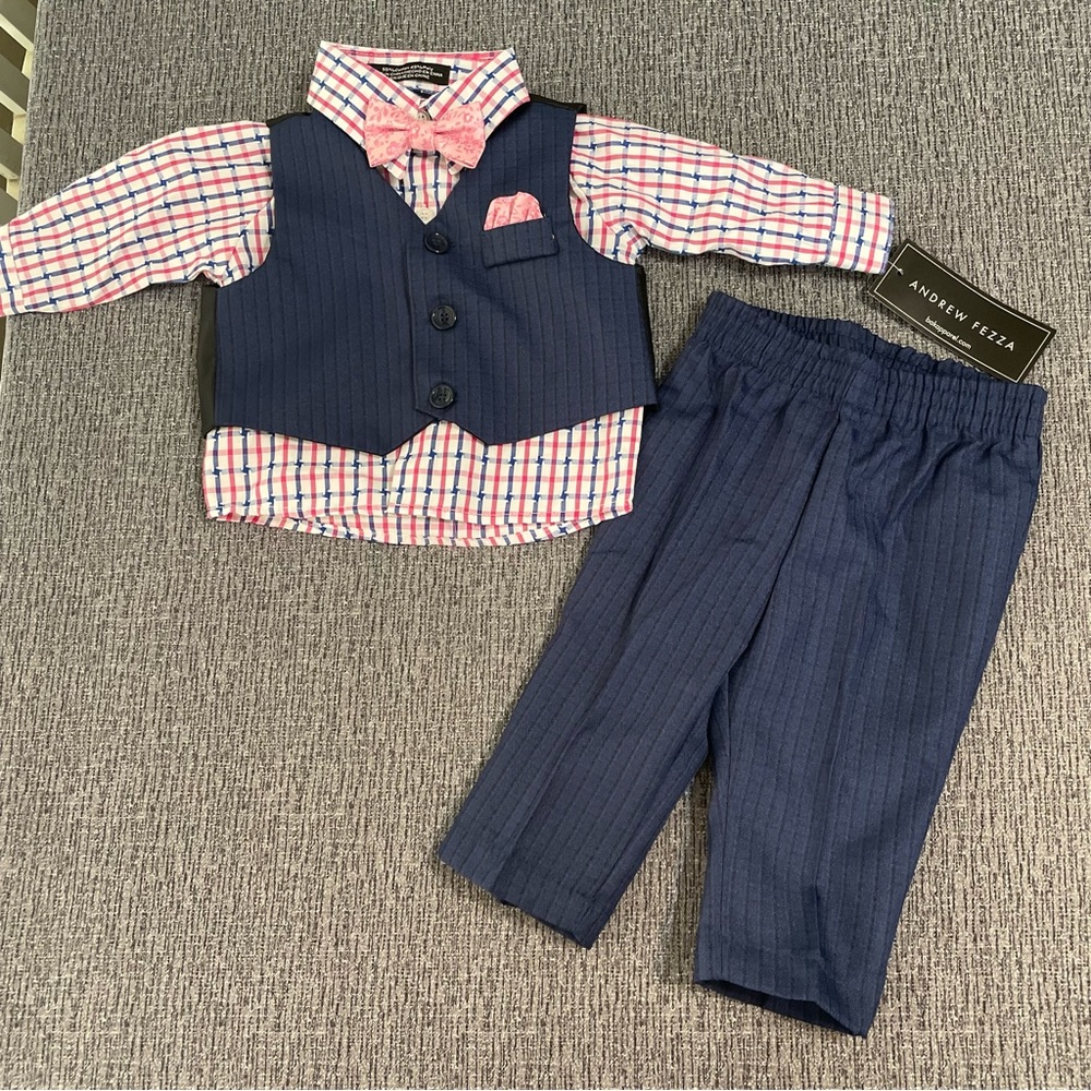 Andrew Fezza Baby 4 Piece Suit Set